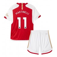 Dres Arsenal Gabriel Martinelli #11 Domaci za djecu 2023-24 Kratak Rukav (+ kratke hlače)